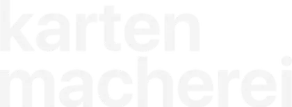 kartenmacherei.de Logo Weiß