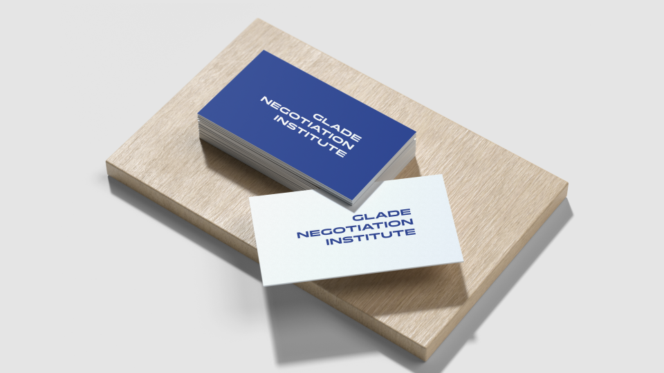 Hochwertige Website für Glade Negotiation Institut